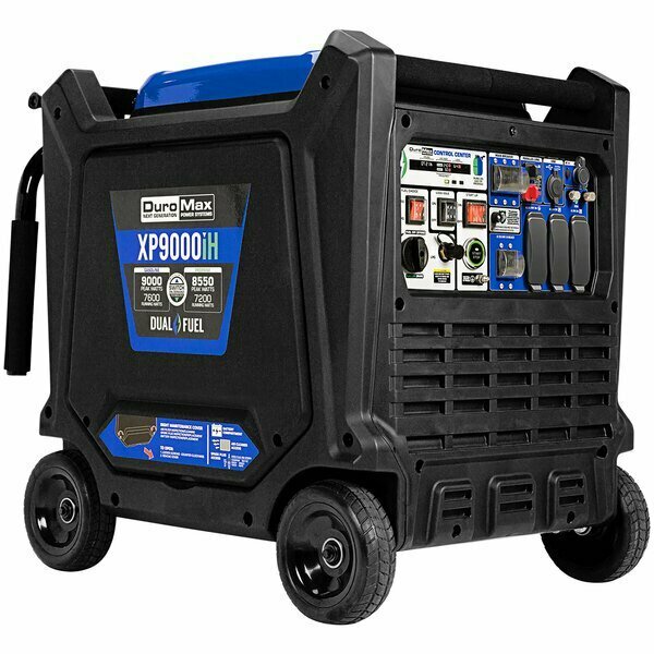 Duromax XP9000IH iH Series 459 CC Dual Fuel Inverter Portable Generator with CO Alert /240V 368XP9000IH